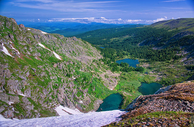 Каракольские озера на Алтае